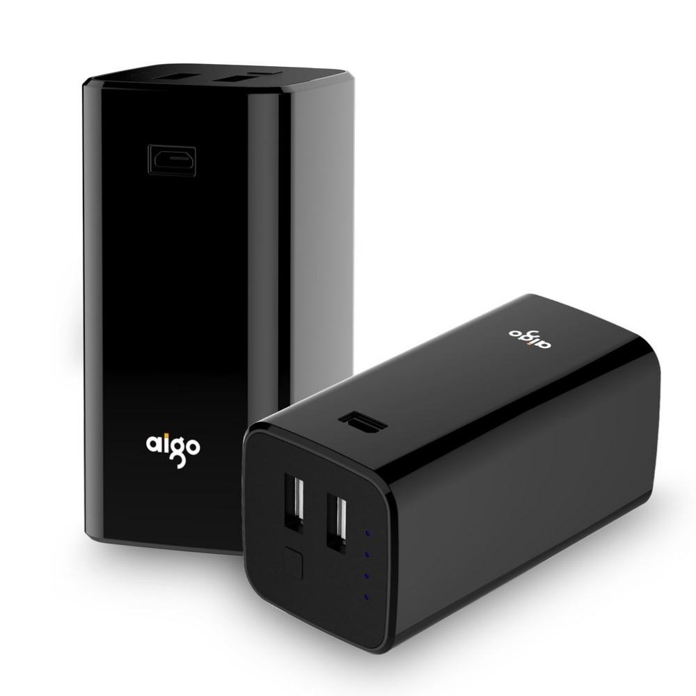 Aigo Power Bank . 10000Mah Portable Charger Dual Output Powerbank Bate ...